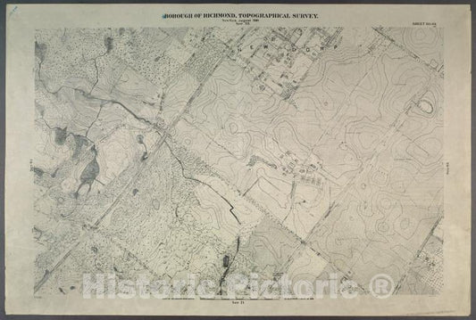 Historic Map - 1906 New York, N.Y. Richmond, Sheet No. 62. [Includes New Dorp Lane, Southside Boulevard, Tysen'S Lane, Guyon, Old Mill Road And Beach In New Dorp. - Vintage Wall Art
