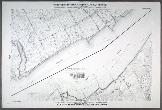 Historic Map - 1906 New York, N.Y. Richmond, (Annadale) Woods Of Arden Road And Southside Boulevard. - Sheet No. 96. Includes Huguenot Ave, And Terra Marine Inn. - Vintage Wall Art