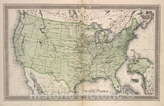 Historic Map - 1877 Passaic County, New Jersey (N.J.), Map Of The United States - Vintage Wall Art
