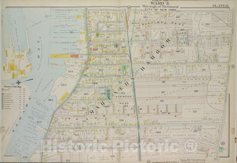 Historic 1907 Map - Plate 31, Part Of Ward 3: [Map Bound By Van Pelt Ave, Washington - Vintage Wall Art