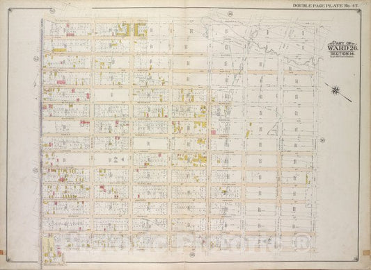 Historic Map - 1916, Brooklyn (New York, N.Y.) Part, No. 47; - Vintage Wall Art