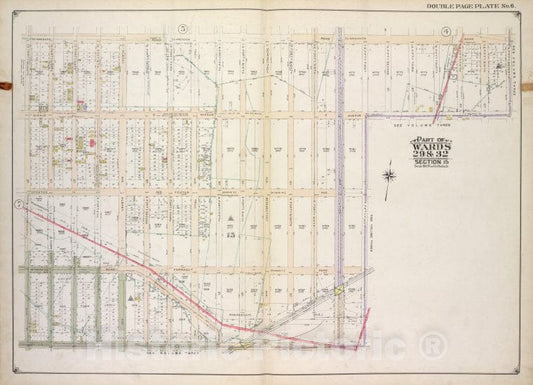 Historic Map - 1916, Brooklyn (New York, N.Y.) Part Of Wards 29 & 32, [Clarendon Road, E. 57Th St, Ave D; E. 51St St, Glenwood Road, E. 37Th St.] - Vintage Wall Art