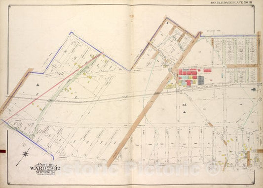 Historic Map - Brooklyn, Vol. 3, Double Page Plate No. 31; Part Of Wards 29-32, Brooklyn (New York, N.Y.) - New York (State) - Vintage Wall Art