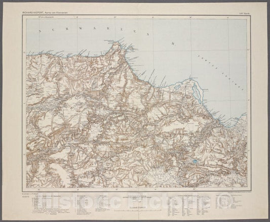 Historic 1902 Map - A4. Sinob.- Turkey - Maps - Vintage Wall Art