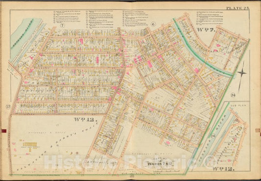 Historic 1888 Map - Rochester, Double Page Plate No. 25 [Map Bounded By Averill Ave. - Vintage Wall Art