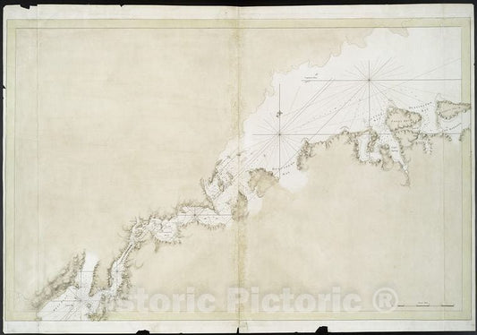 Historic Map - C1770 Long Island Sound, New York Island & North River, East River, Hell Gate, Flushing Bay, Hampstead Bay, Oyster Bay, Huntington Bay - Vintage Wall Art