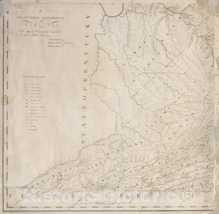 Historic Map - 1818 A Map Of Virginia : Formed From Actual Surveys And The Latest As Well As The Most Accurate Observations - Vintage Wall Art