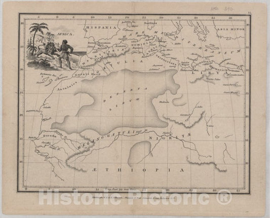 Historic 1800 Map - Africa - Vintage Wall Art