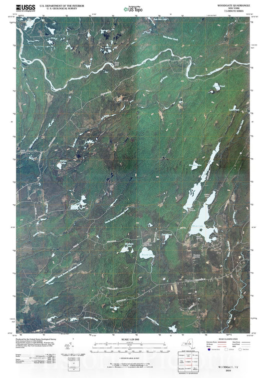 Historic 1893 Map - Atlas and Directory of Lapeer County, Michigan - Gray's New Map of The United States