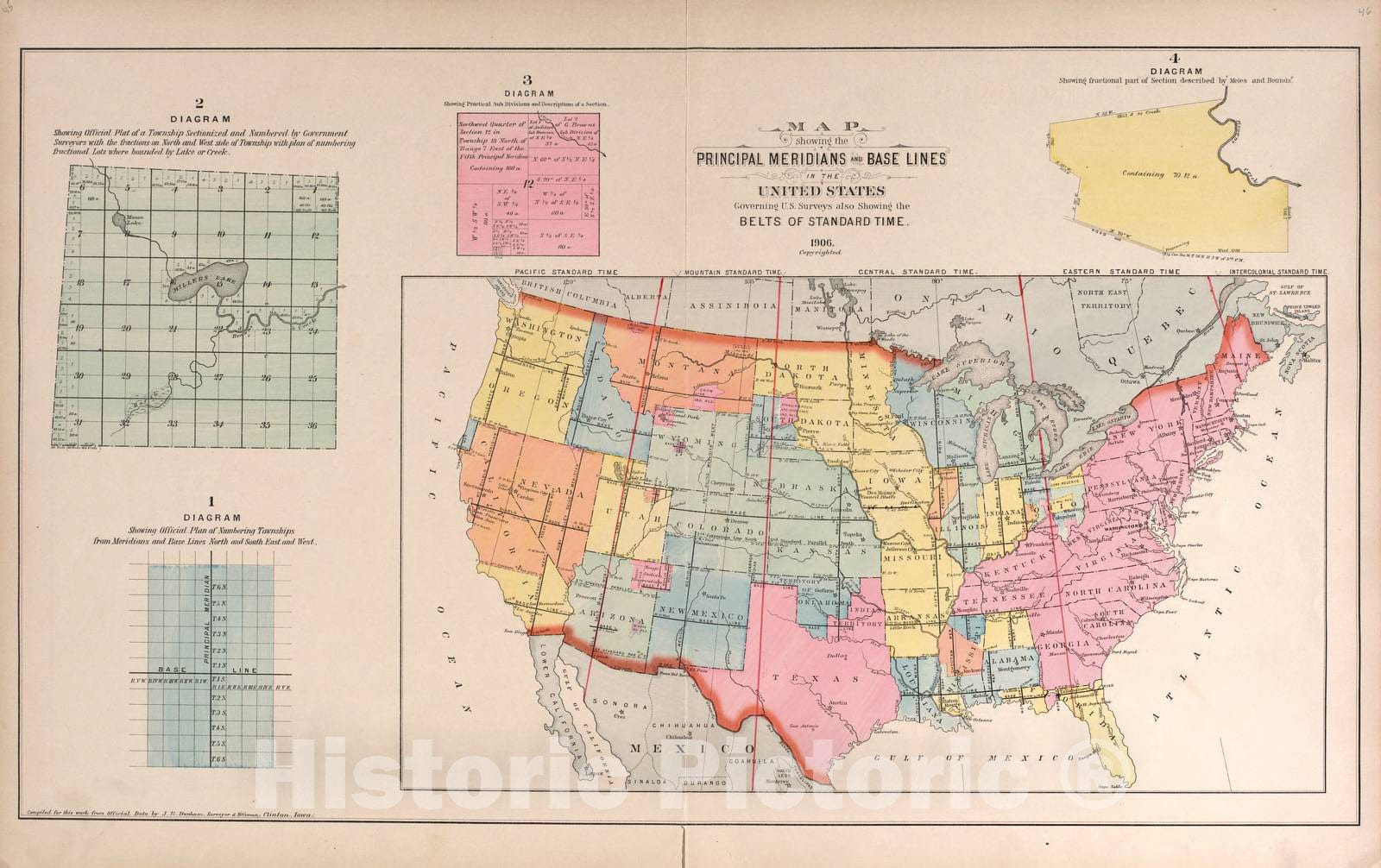 Historic 1908 Map - Plat Book of Washington County, Nebraska : containing Carefully Prepared Township plats, Village plats, Analysis of U.S. Land System - Richland