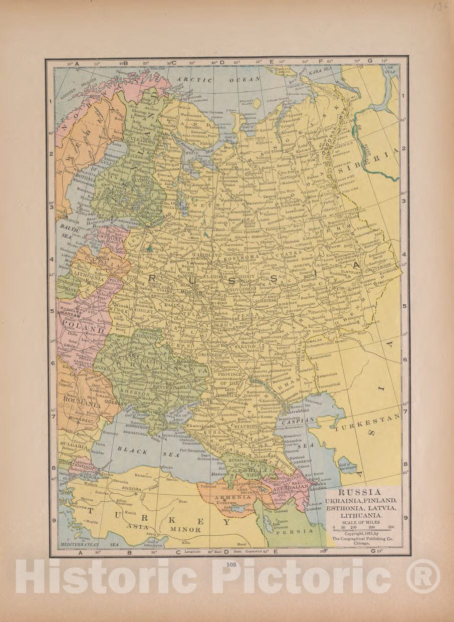 Historic 1927 Map - Atlas of Doniphan County, Kansas - Russia - Atlas of Doniphan County and The World