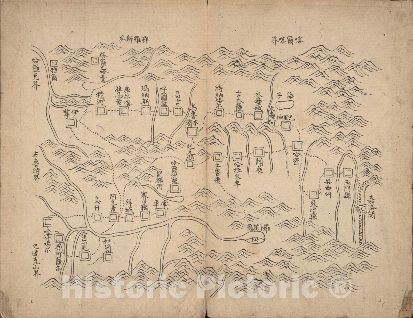 Historic 1759 Map - Xinjiang Quan tu. - Xinjiang - 1