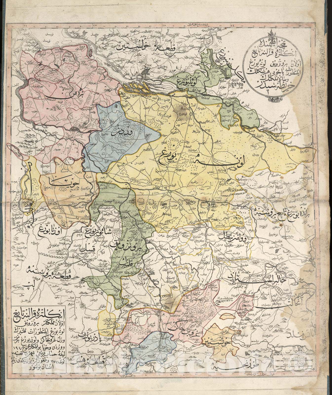 Historic 1803 Map - Cedid Atlas tercÃÂ¼MESI - Electorate of Brunswich-Luneburg