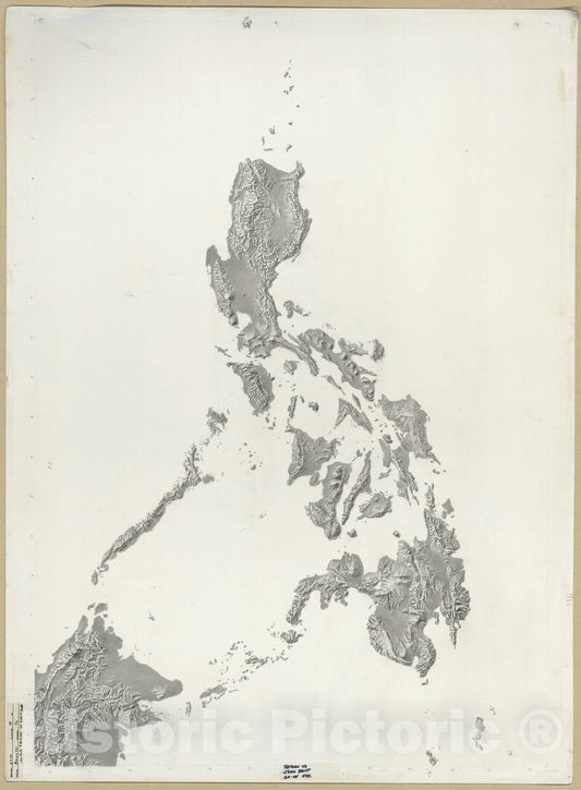 Historic Map - CIA Terrain Board Collection - Philippines Reference - Lowland Tint