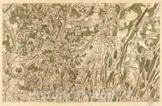 Historic 1756 Map - Carte de France - Image 121 of Copy 2