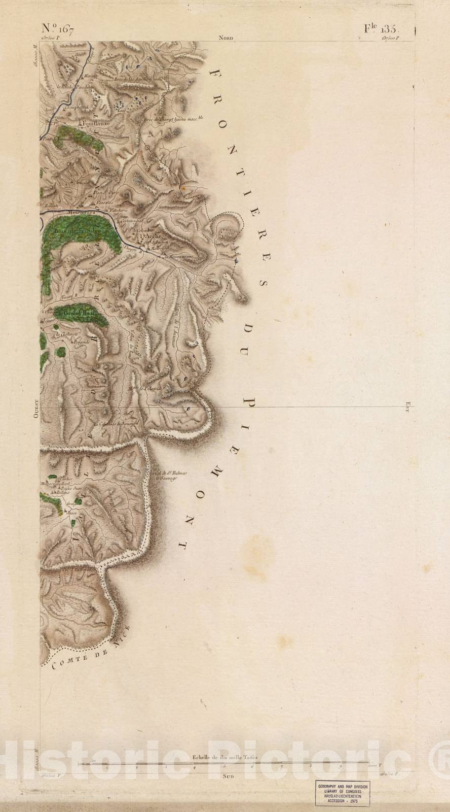 Historic 1756 Map - Carte de France - Image 172 of Copy 2