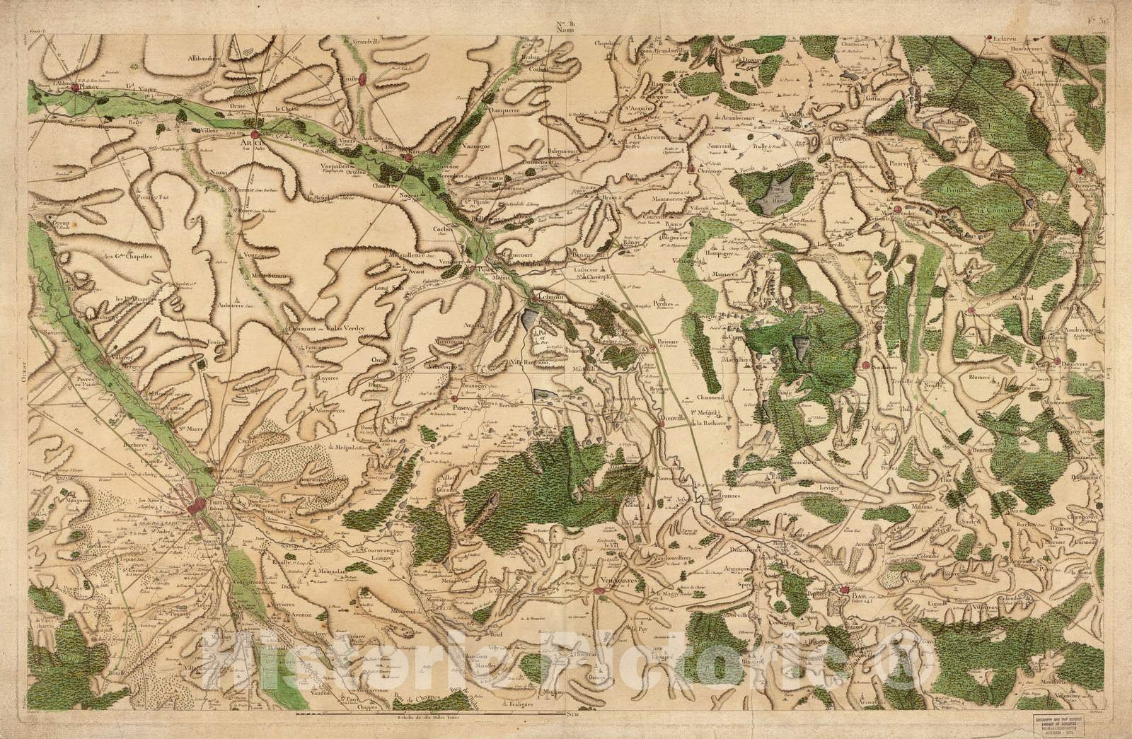 Historic 1756 Map - Carte de France - Image 84 of Copy 2