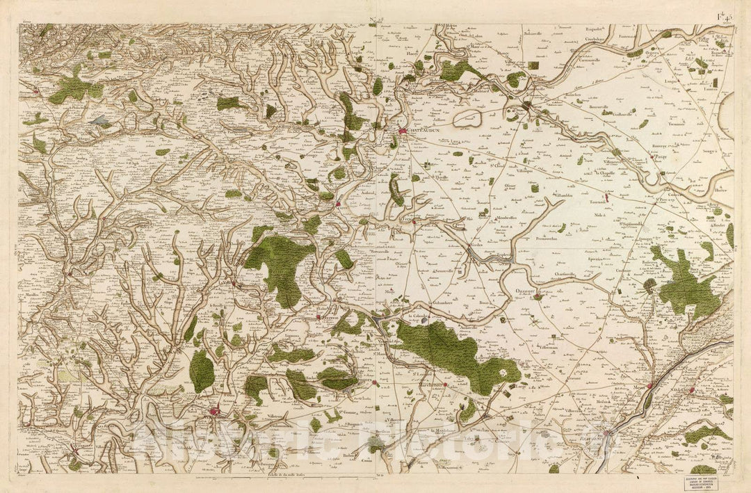 Historic 1756 Map - Carte de France - Image 29 of Copy 2