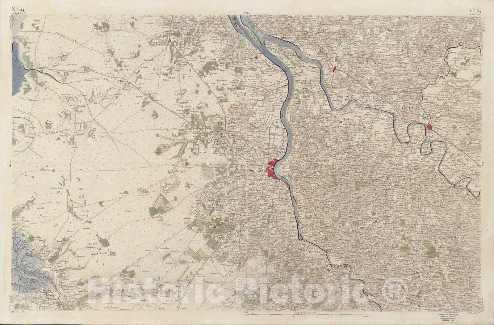 Historic 1756 Map - Carte de France - Image 107 of Copy 2