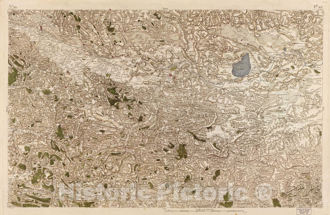 Historic 1756 Map - Carte de France - Image 19 of Copy 2