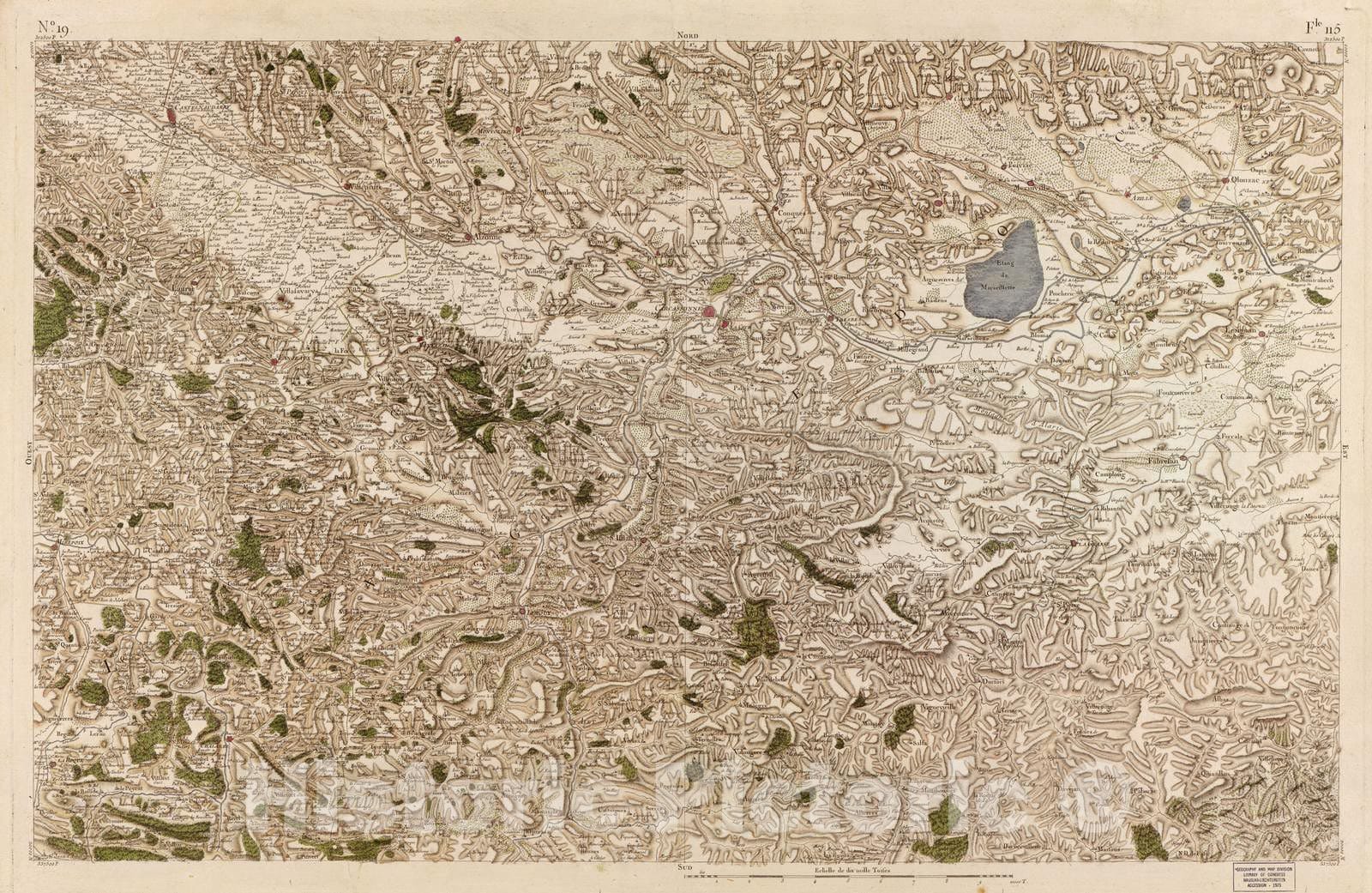 Historic 1756 Map - Carte de France - Image 19 of Copy 2
