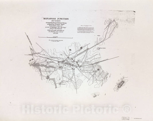 Historic 1961 Map - Selected Civil War maps : reproduced from Originals Made by The U.S. Coast Survey, 1861-65 - Charleston Harbor, 1865 - Civil War maps