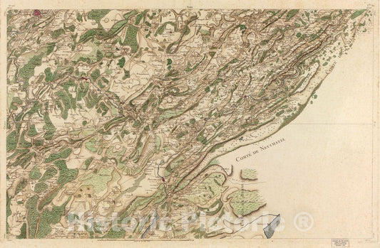 Historic 1756 Map - Carte de France - Image 152 of Copy 2
