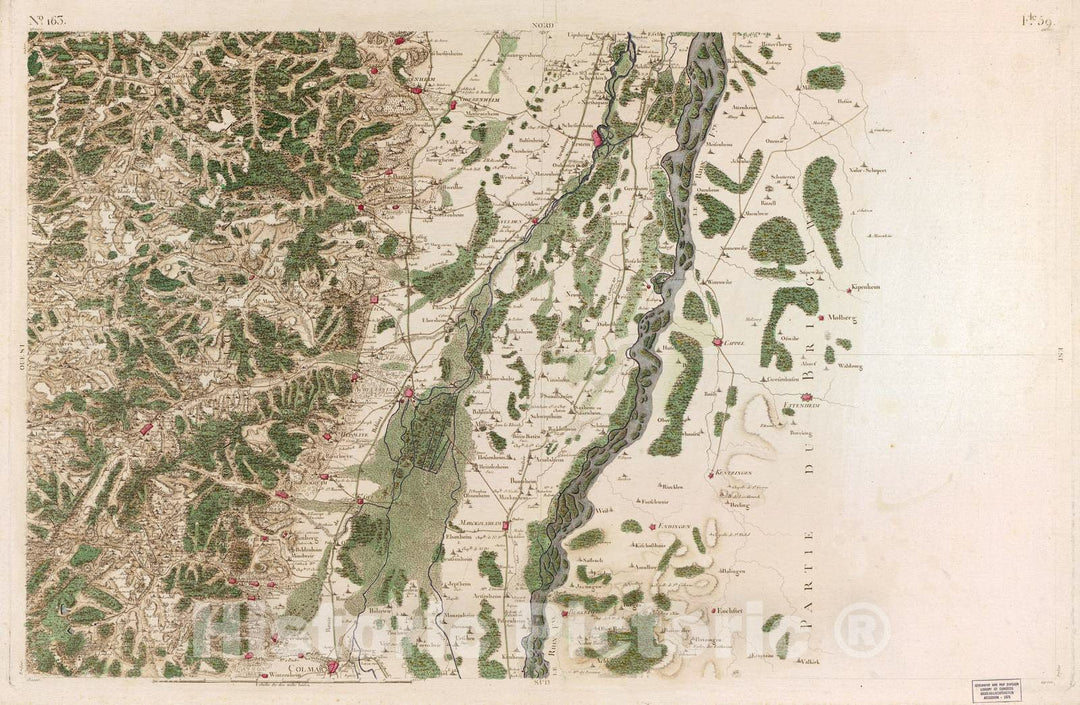 Historic 1756 Map - Carte de France - Image 168 of Copy 2