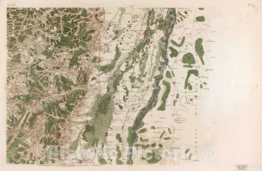 Historic 1756 Map - Carte de France - Image 168 of Copy 2