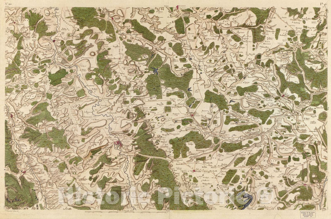 Historic 1756 Map - Carte de France - Image 115 of Copy 2