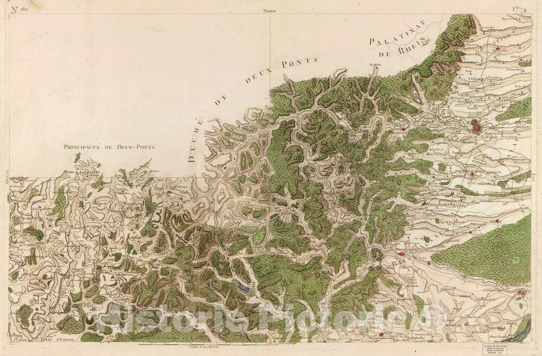 Historic 1756 Map - Carte de France - Image 166 of Copy 2