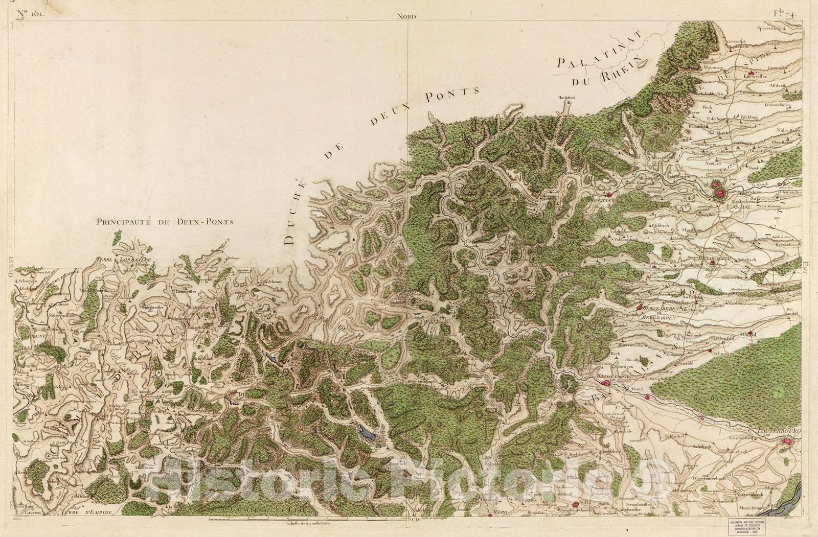 Historic 1756 Map - Carte de France - Image 166 of Copy 2