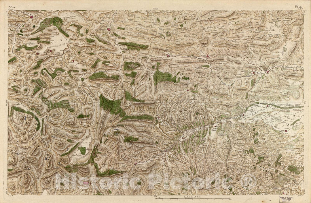 Historic 1756 Map - Carte de France - Image 20 of Copy 2