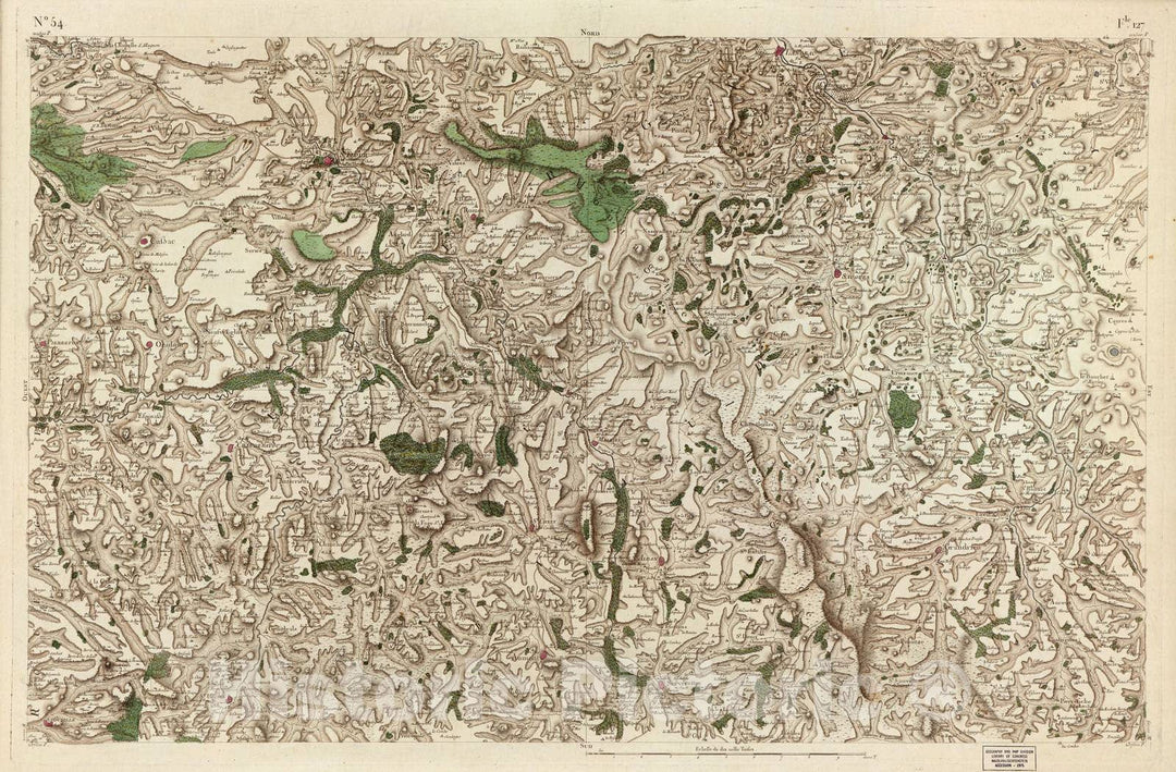 Historic 1756 Map - Carte de France - Image 56 of Copy 2