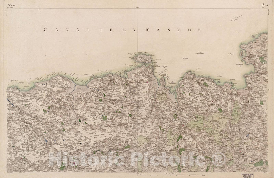 Historic 1756 Map - Carte de France - Image 176 of Copy 2