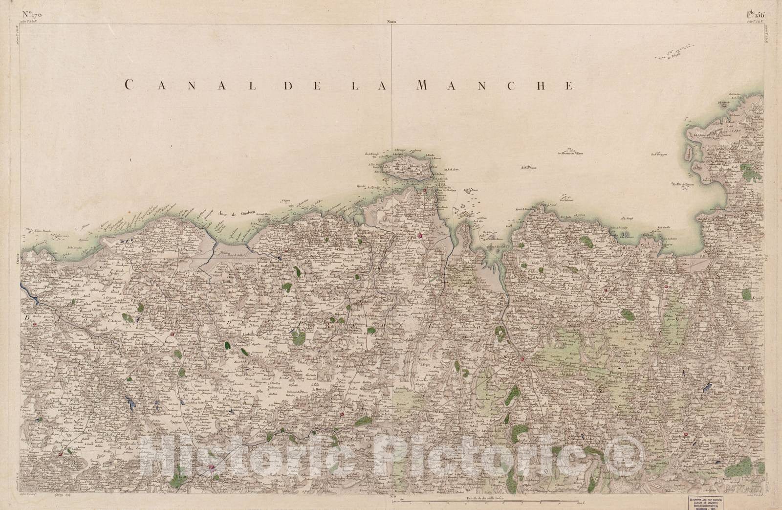 Historic 1756 Map - Carte de France - Image 176 of Copy 2