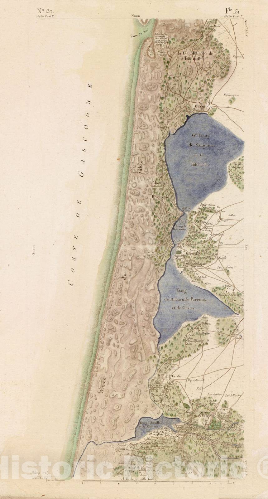 Historic 1756 Map - Carte de France - Image 142 of Copy 2
