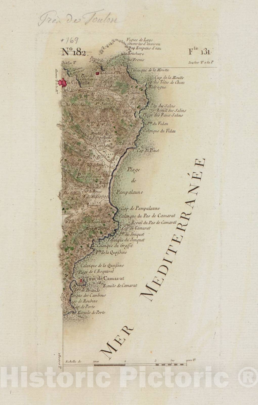 Historic 1756 Map - Carte de France - Image 174 of Copy 2