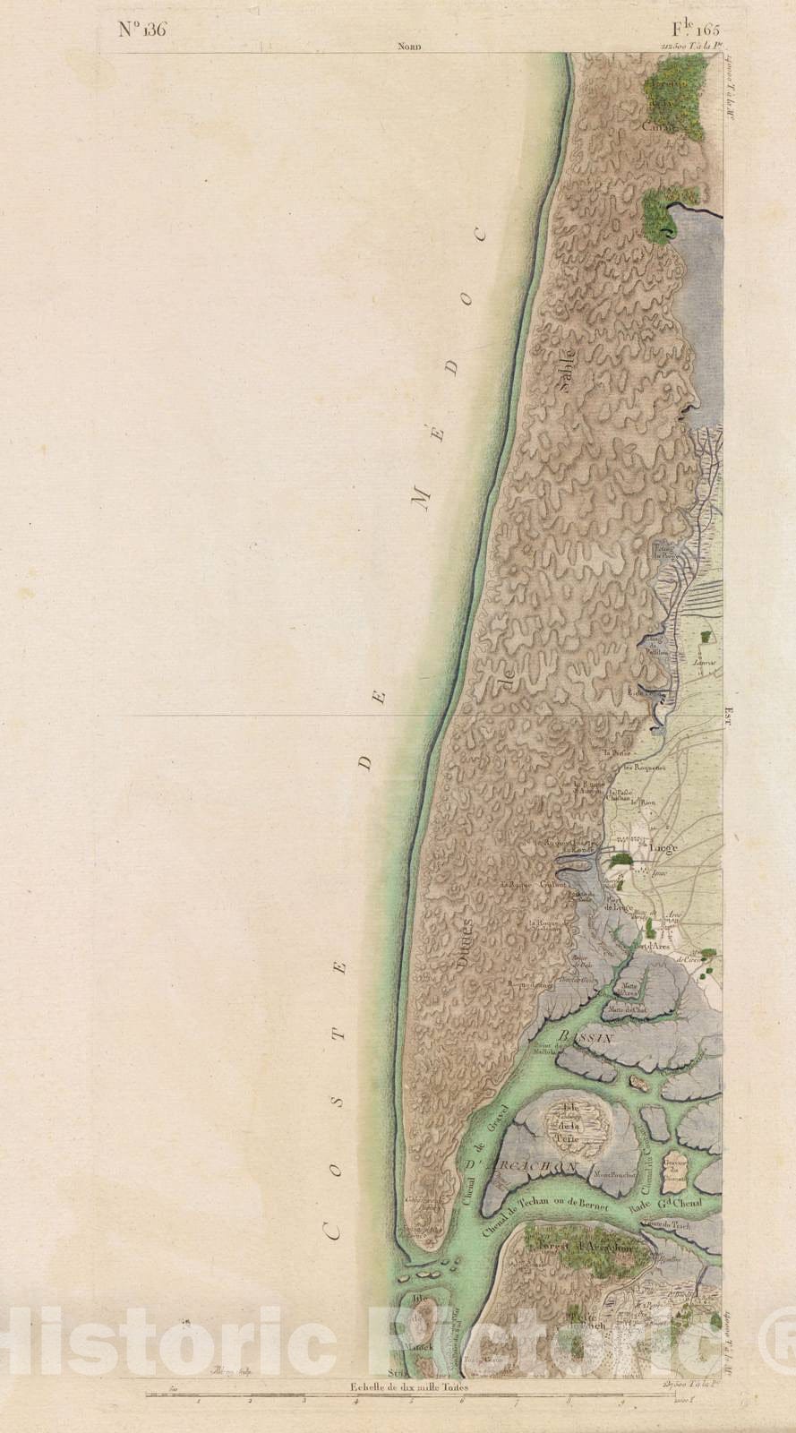 Historic 1756 Map - Carte de France - Image 141 of Copy 2