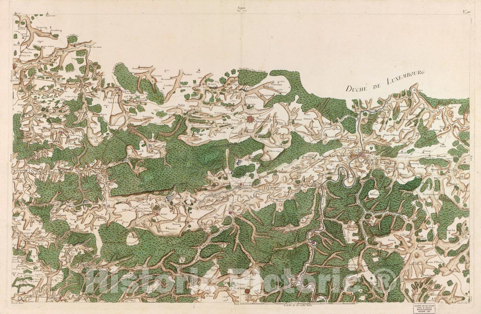 Historic 1756 Map - Carte de France - Image 80 of Copy 2