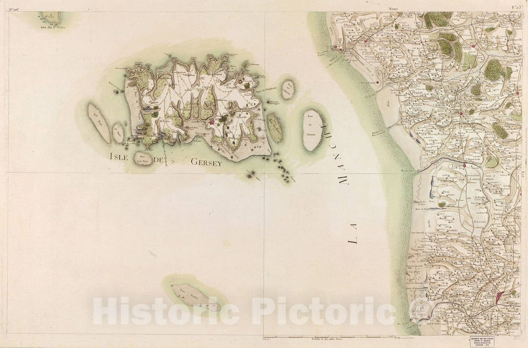Historic 1756 Map - Carte de France - Image 131 of Copy 2