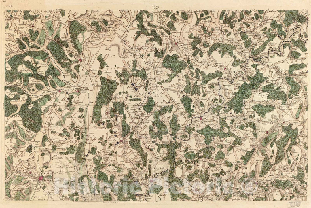 Historic 1756 Map - Carte de France - Image 119 of Copy 2