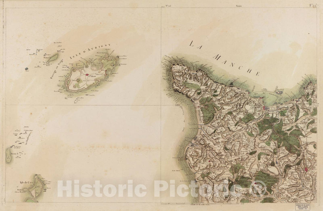 Historic 1756 Map - Carte de France - Image 130 of Copy 2