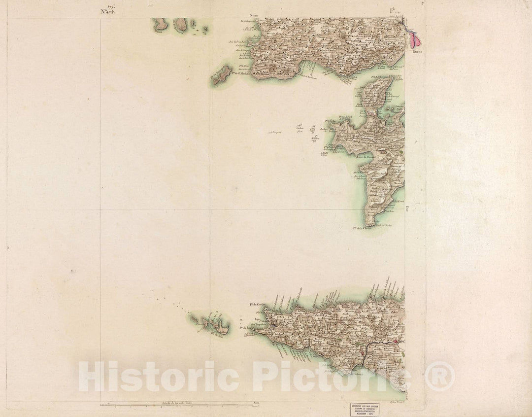 Historic 1756 Map - Carte de France - Image 181 of Copy 2