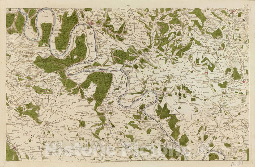 Historic 1756 Map - Carte de France - Image 26 of Copy 2