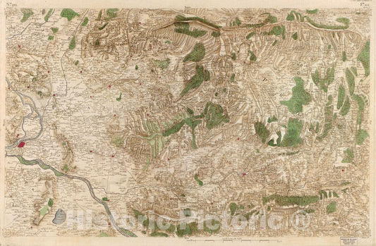 Historic 1756 Map - Carte de France - Image 127 of Copy 2