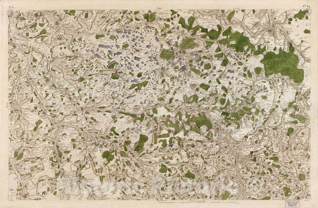 Historic 1756 Map - Carte de France - Image 32 of Copy 2