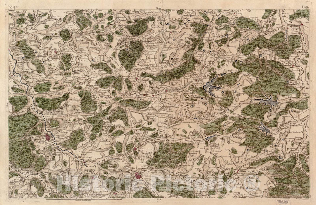 Historic 1756 Map - Carte de France - Image 148 of Copy 2
