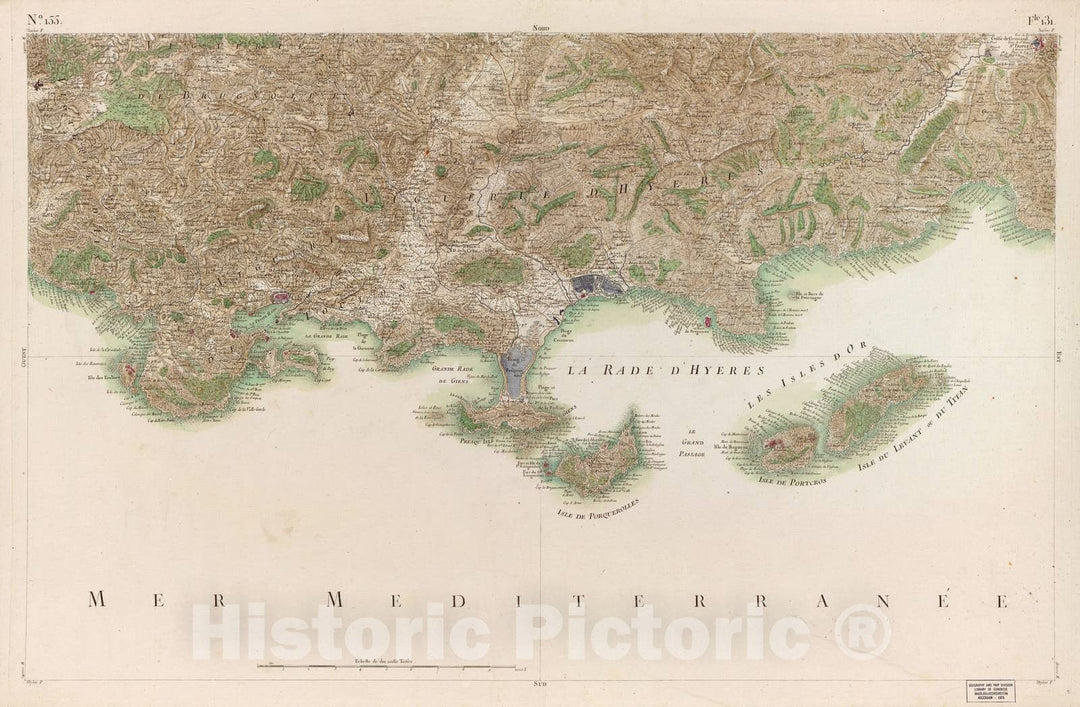 Historic 1756 Map - Carte de France - Image 161 of Copy 2