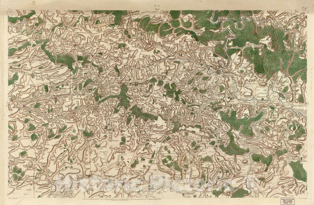 Historic 1756 Map - Carte de France - Image 81 of Copy 2
